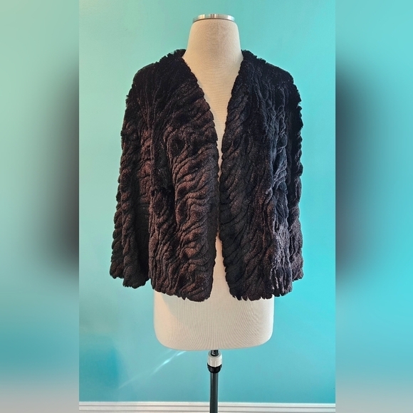 MARINA Jackets & Blazers - Vintage Marina Faux Fur Jacket